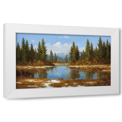 EALRY SPRING IN BOHEMIA White Modern Wood Framed Art Print by Slava