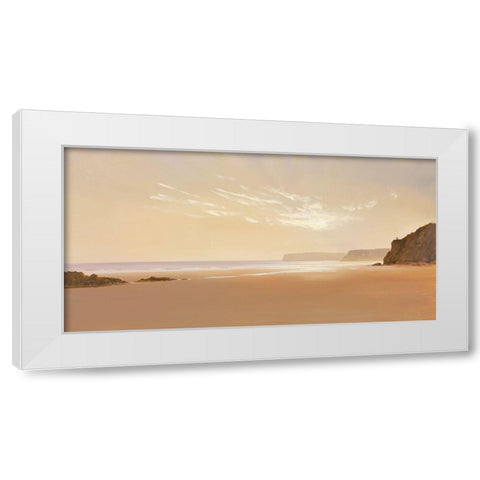 BEYOND THE BREAKERS I White Modern Wood Framed Art Print by Lee, Spencer