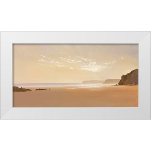 BEYOND THE BREAKERS I White Modern Wood Framed Art Print by Lee, Spencer