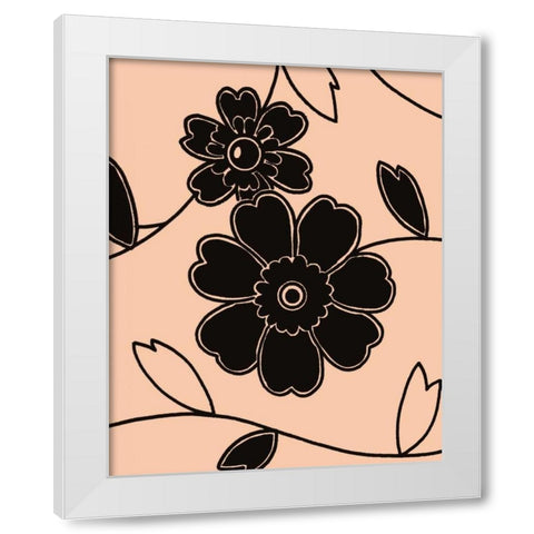 Accord VI White Modern Wood Framed Art Print by Design Show