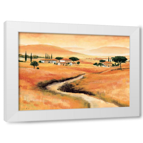Tuscany II White Modern Wood Framed Art Print by Renee