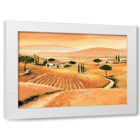 Tuscany IV White Modern Wood Framed Art Print by Renee