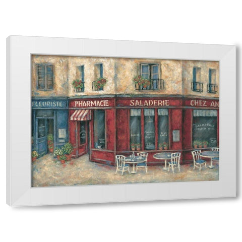 Saladerie White Modern Wood Framed Art Print by Kaufman, Judy