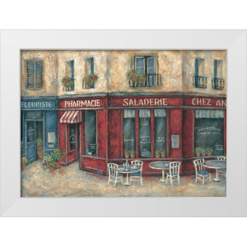 Saladerie White Modern Wood Framed Art Print by Kaufman, Judy