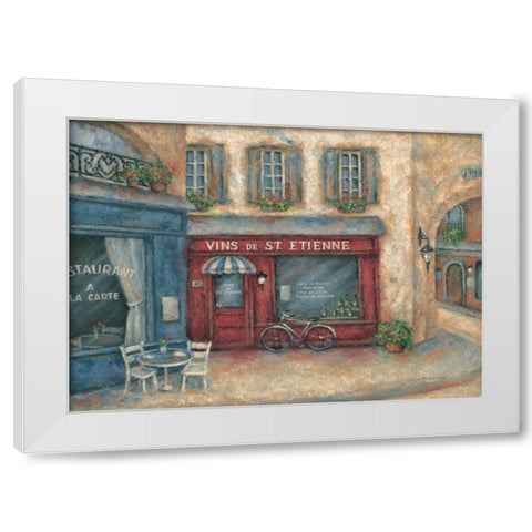 Vins St. Etienne White Modern Wood Framed Art Print by Kaufman, Judy