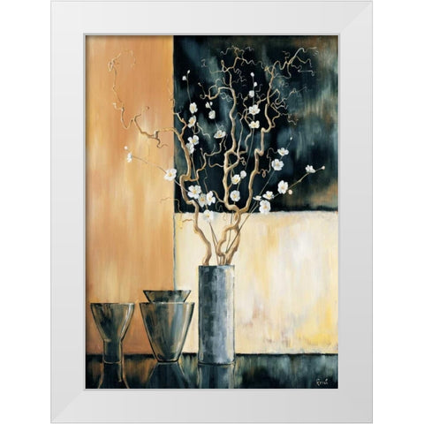 Ambiance II White Modern Wood Framed Art Print by Renee