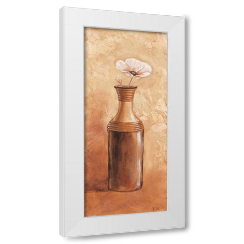 Daisy in vase III White Modern Wood Framed Art Print by Nauts, Frans