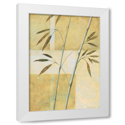 Bamboo I White Modern Wood Framed Art Print by Prosnov, Valerie