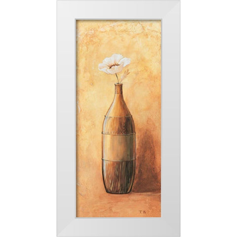 Morning Daisy I White Modern Wood Framed Art Print by Nauts, Frans