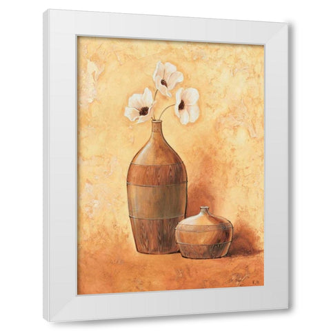 Morning Daisy II White Modern Wood Framed Art Print by Nauts, Frans