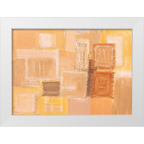Harmony II White Modern Wood Framed Art Print by Gehring, Irmtraud