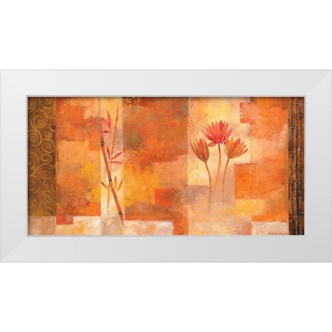 Lush floral I White Modern Wood Framed Art Print by Boucher, Nathalie
