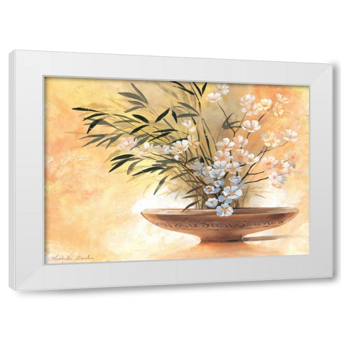 Summer bowl I White Modern Wood Framed Art Print by Boucher, Nathalie