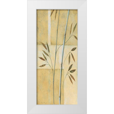 Bamboo IV White Modern Wood Framed Art Print by Prosnov, Valerie
