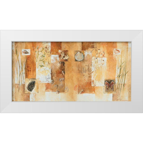 Nature I White Modern Wood Framed Art Print by Dubois, Alain