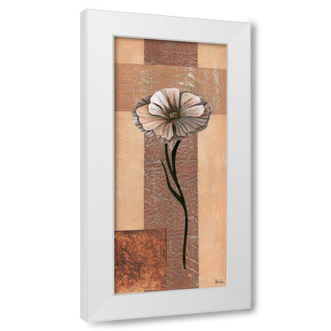 Creation VI White Modern Wood Framed Art Print by Hedy
