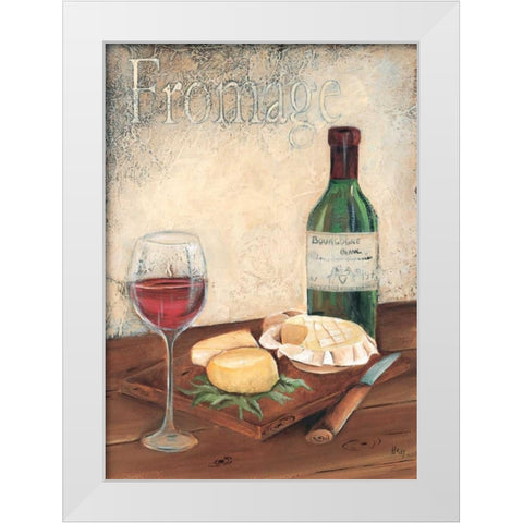 Fromage White Modern Wood Framed Art Print by Hedy