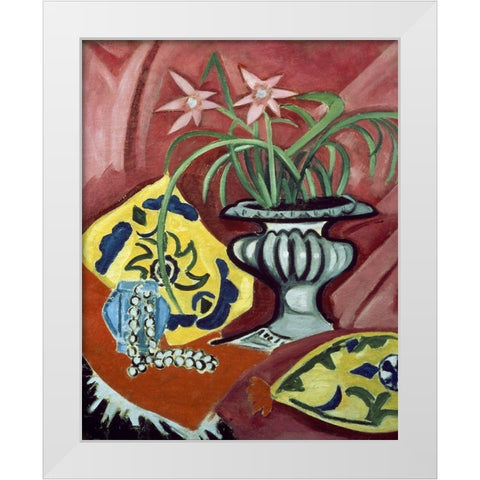The Still Life White Modern Wood Framed Art Print by Rosanova, Olga