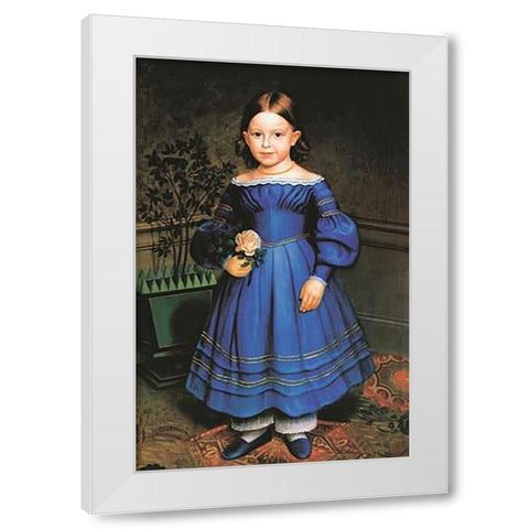 Rosa Heywood White Modern Wood Framed Art Print by Anonymous