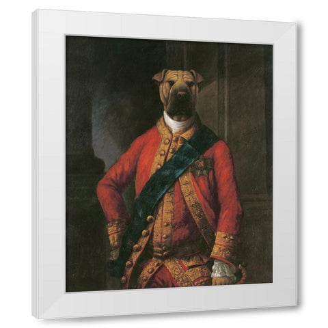 Sir Walter Bark White Modern Wood Framed Art Print by Massy,