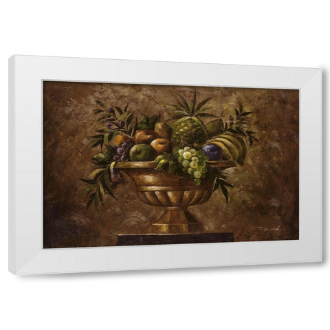 La Frutta Classica White Modern Wood Framed Art Print by Smith