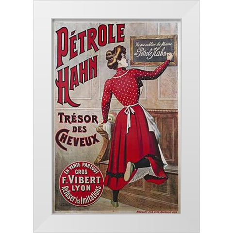 Petrole Hahn White Modern Wood Framed Art Print by Lautrec, Boulanger