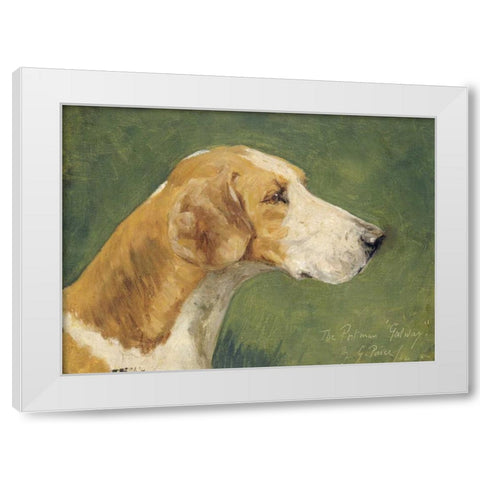 The Portman Galway White Modern Wood Framed Art Print by Paice, George