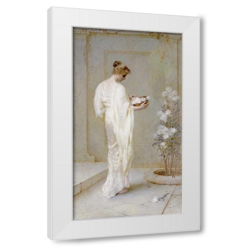 Divinely Fair White Modern Wood Framed Art Print by Schafer, Henry Thomas
