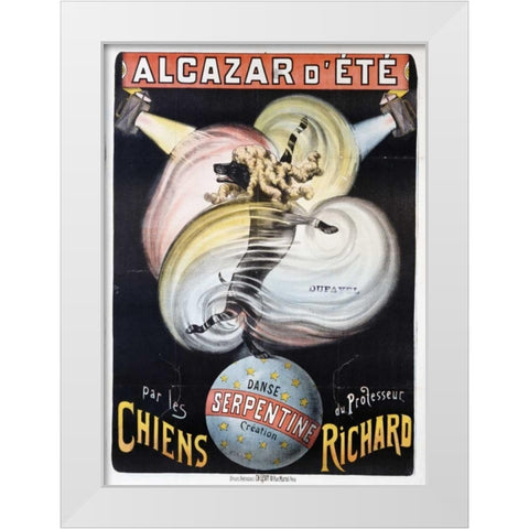 Alcazar DEte White Modern Wood Framed Art Print by Unknown