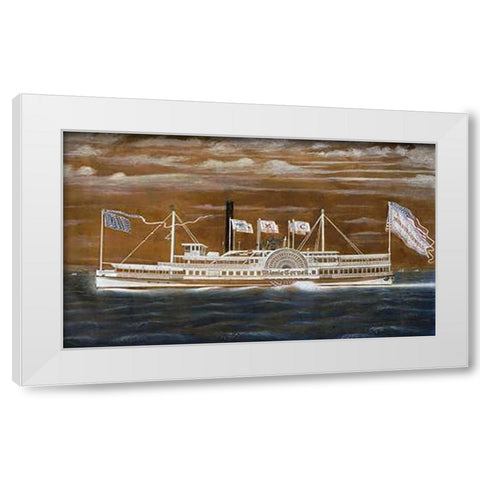 The Minnie Cornell White Modern Wood Framed Art Print by Bard, James