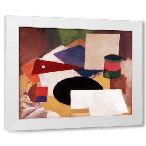 Still Life White Modern Wood Framed Art Print by De La Fresnaye, Roger