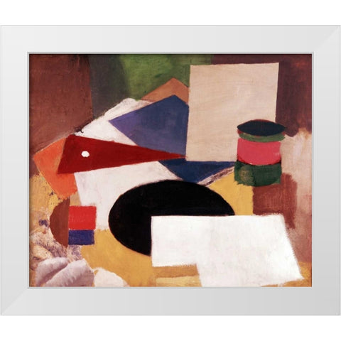 Still Life White Modern Wood Framed Art Print by De La Fresnaye, Roger