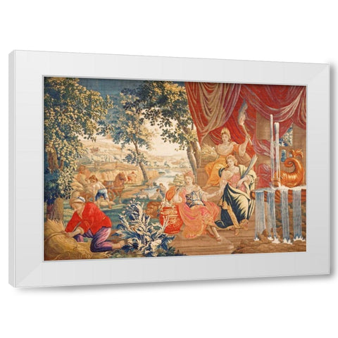 Summer White Modern Wood Framed Art Print by Den Hecke, Jan Frans