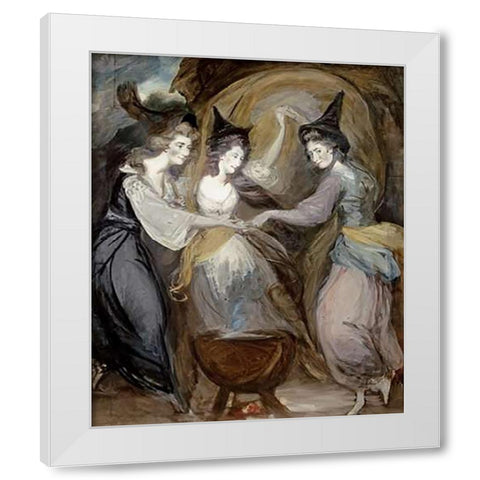 Duchess of Devonshire White Modern Wood Framed Art Print by Gardner, Daniel