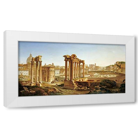 The FoMaps White Modern Wood Framed Art Print by Giuntotardi, Filippo