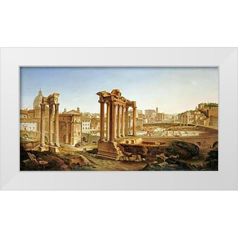 The FoMaps White Modern Wood Framed Art Print by Giuntotardi, Filippo