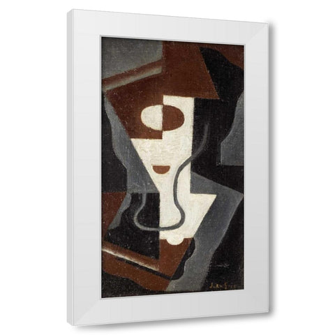 Glass White Modern Wood Framed Art Print by Gris, Juan