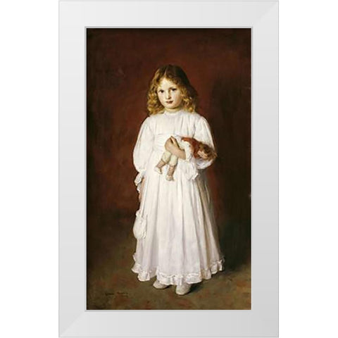 A Portrait of Dorothy White Modern Wood Framed Art Print by Harris, Edwin