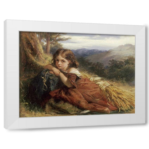 An Autumn Afternoon White Modern Wood Framed Art Print by Herdman, Robert