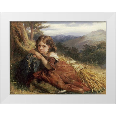 An Autumn Afternoon White Modern Wood Framed Art Print by Herdman, Robert