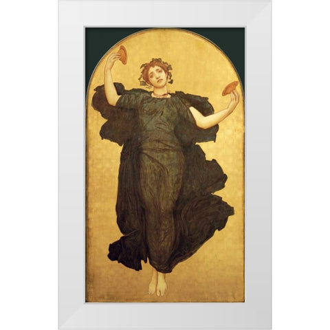 The Dance of The Cymbalists White Modern Wood Framed Art Print by Leighton, Lord Frederick