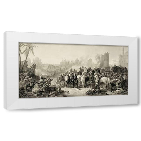 The Triumphant Meeting of Havelock White Modern Wood Framed Art Print by Lewis, C.G.