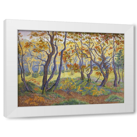 The Clearing White Modern Wood Framed Art Print by Ranson, Paul