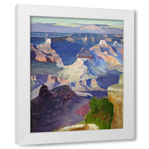Grand Canyon White Modern Wood Framed Art Print by Widforss, Gunnar