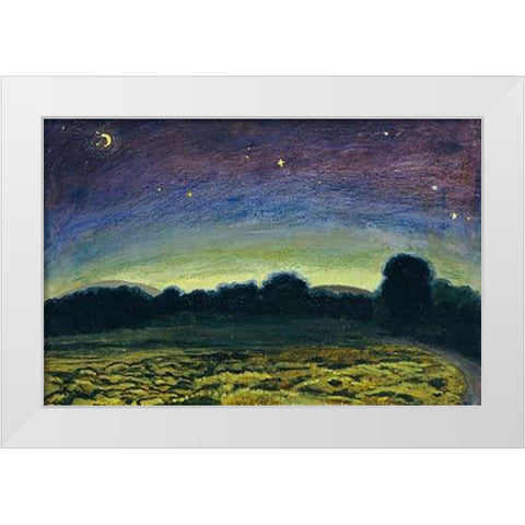 Dawn White Modern Wood Framed Art Print by Atl, Dr