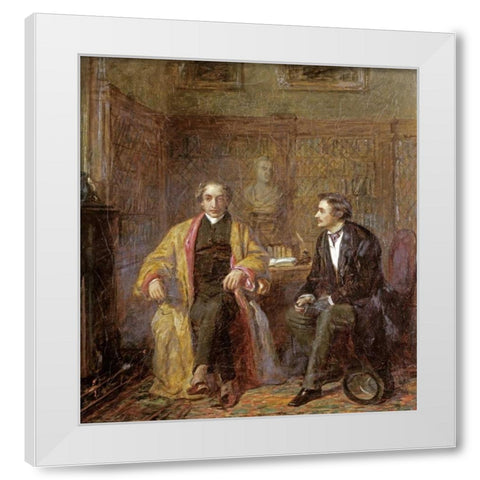 Hope White Modern Wood Framed Art Print by Frith, William Powell