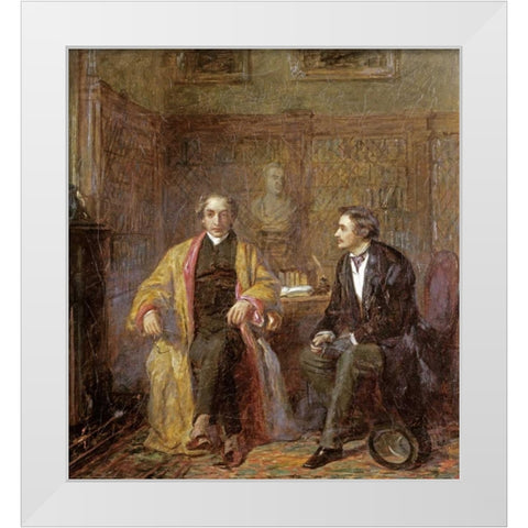 Hope White Modern Wood Framed Art Print by Frith, William Powell