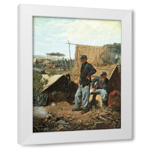 Home, Sweet Home White Modern Wood Framed Art Print by Homer, Winslow