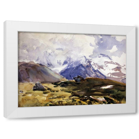 The Simplon White Modern Wood Framed Art Print by Sargent, John Singer
