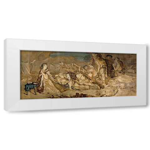 Prince Charles Edward Stuart White Modern Wood Framed Art Print by Verbeocken, H.